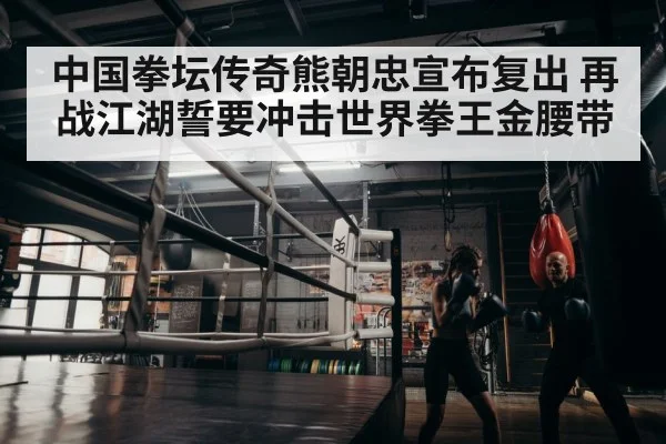 中国拳坛传奇熊朝忠宣布复出 再战江湖誓要冲击世界拳王金腰带